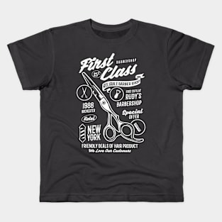 First Class Barbershop Kids T-Shirt